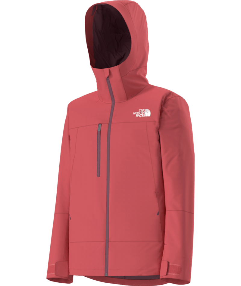 The North Face Red Full-Zip Hooded Jacket