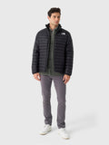 The North Face Black Slim-Quilted Stand-Collar Jacket