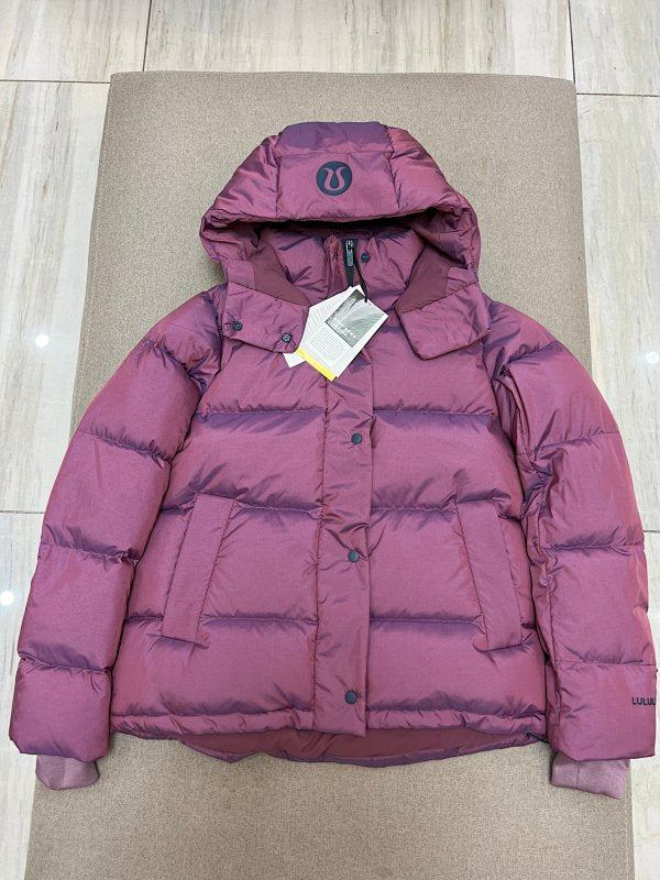 lululemon Plum Hooded Puffer Jacket
