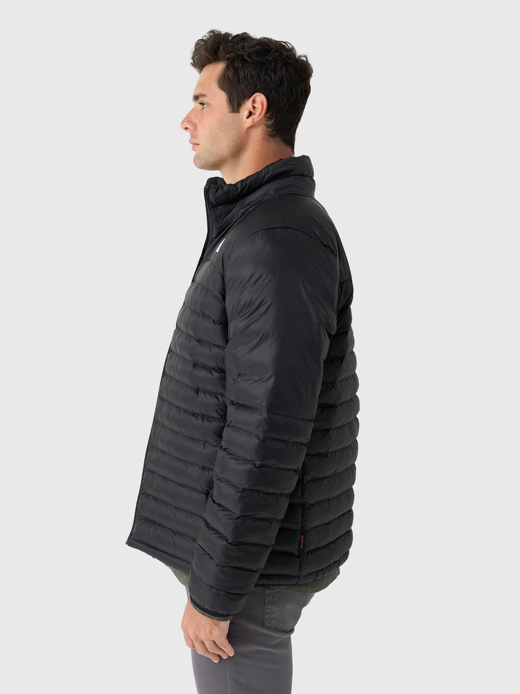 The North Face Black Slim-Quilted Stand-Collar Jacket
