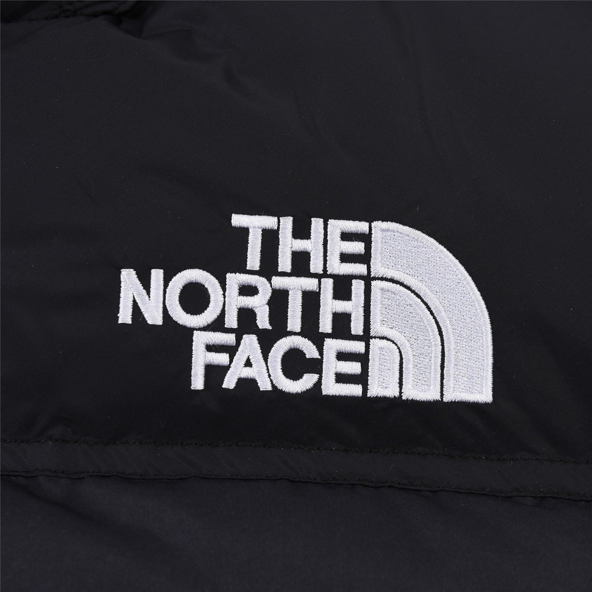The North Face Black Cloud-Print Nuptse Puffer Jacket