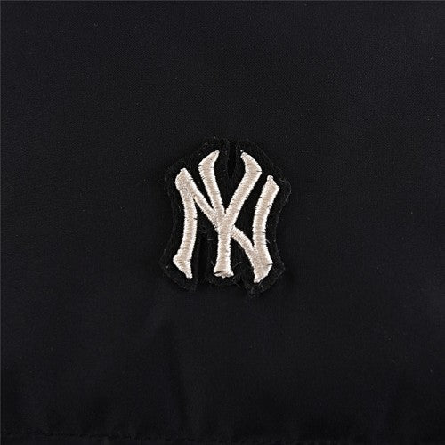 MLB Black New York Yankees Stand-Collar Puffer Jacket