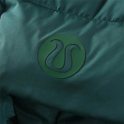 lululemon Deep Green Hooded Puffer Jacket