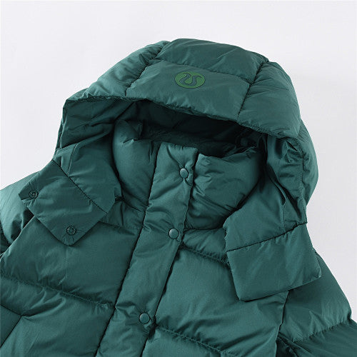 lululemon Deep Green Hooded Puffer Jacket