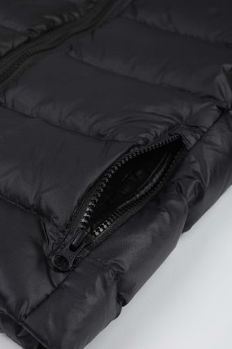 Canada Goose Black Hooded Puffer Jacket