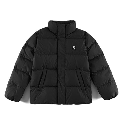 MLB Black New York Yankees Stand-Collar Puffer Jacket