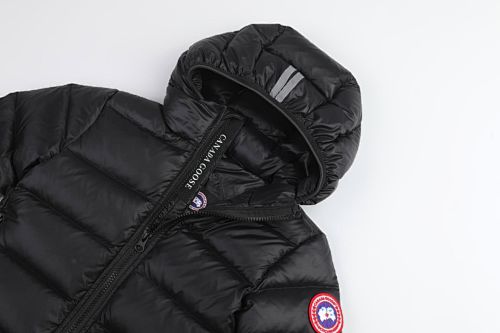 Canada Goose Black Hooded Puffer Jacket