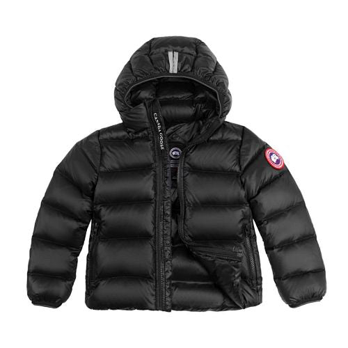 Canada Goose Black Hooded Puffer Jacket