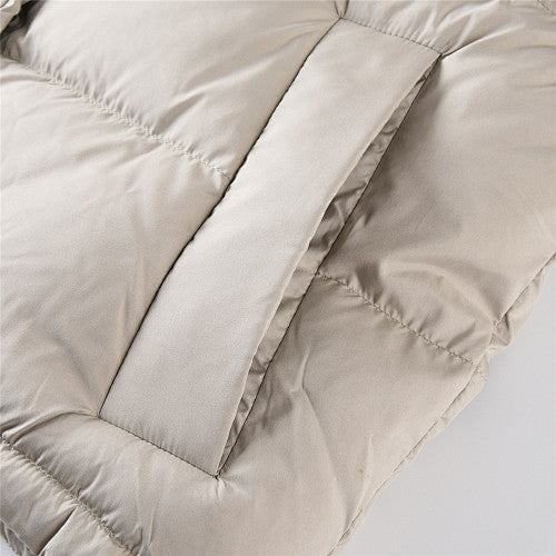 lululemon Taupe Hooded Puffer Jacket