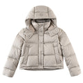 lululemon Taupe Hooded Puffer Jacket