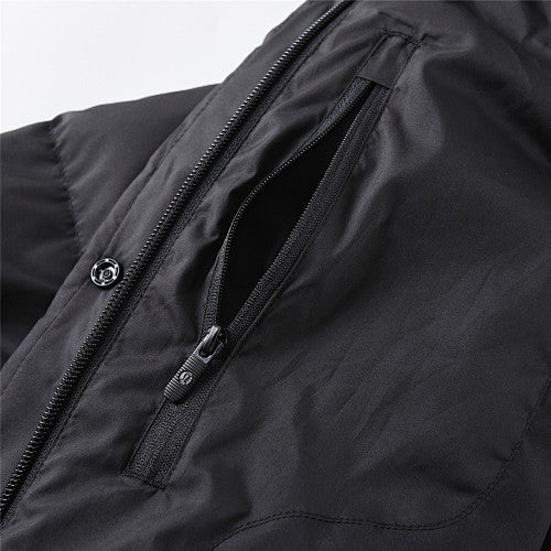 lululemon Cropped Puffer Jacket in Black with Hood and Tonal Logo