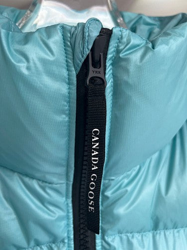 Canada Goose Puffer Vest in Aqua Blue with Glossy Finish