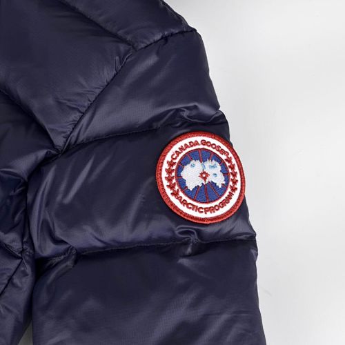 Canada Goose Navy Hooded Puffer Jacket