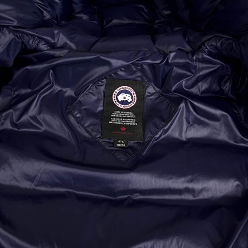 Canada Goose Navy Hooded Puffer Jacket