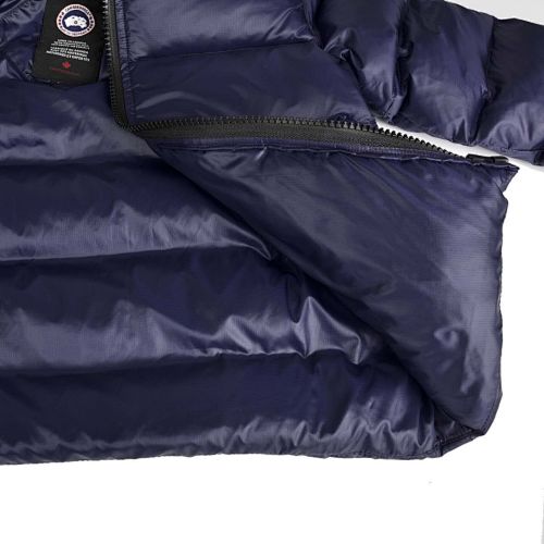 Canada Goose Navy Hooded Puffer Jacket