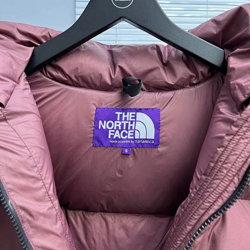 The North Face Burgundy Hooded Puffer Jacket