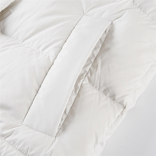 lululemon Off-White Hooded Puffer Jacket