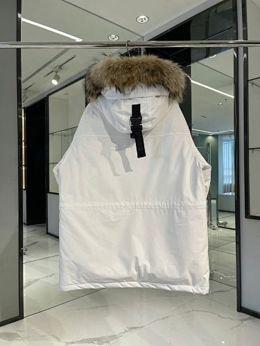 MLB White New York Yankees Hooded Parka