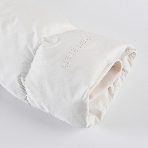 lululemon Off-White Hooded Puffer Jacket