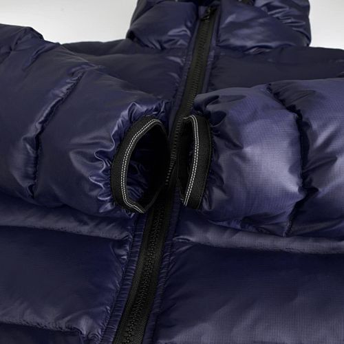 Canada Goose Navy Hooded Puffer Jacket