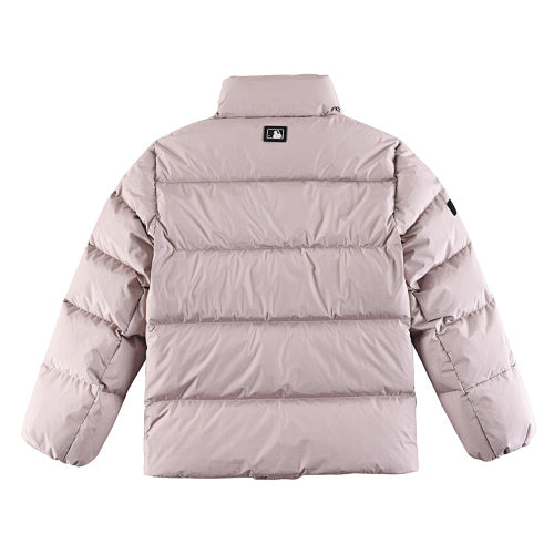 MLB Blush Pink New York Yankees Stand-Collar Puffer Jacket