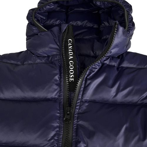 Canada Goose Navy Hooded Puffer Jacket