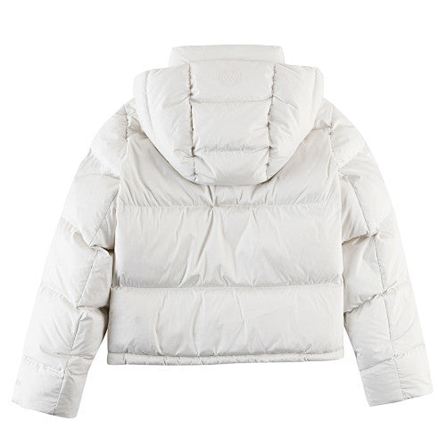 lululemon Off-White Hooded Puffer Jacket