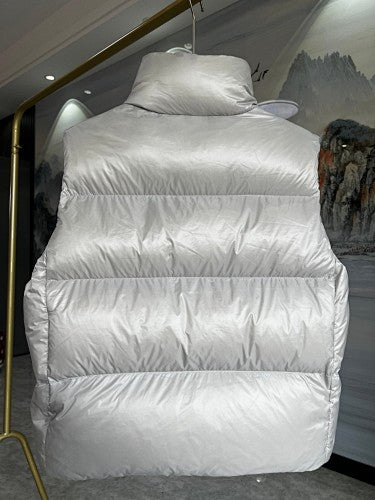 Canada Goose Puffer Vest in White with Glossy Finish