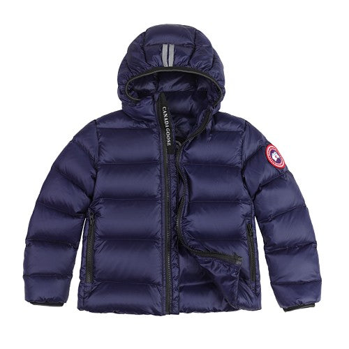 Canada Goose Navy Hooded Puffer Jacket