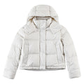 lululemon Off-White Hooded Puffer Jacket
