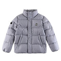 MLB Gray New York Yankees Stand-Collar Puffer Jacket