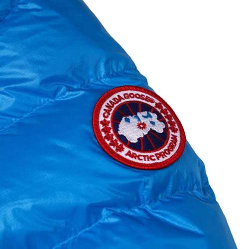 Canada Goose Bright Blue Hooded Puffer Jacket