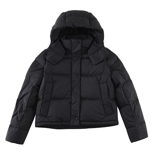 lululemon Black Hooded Puffer Jacket