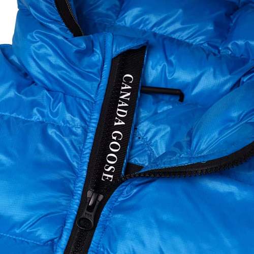 Canada Goose Bright Blue Hooded Puffer Jacket