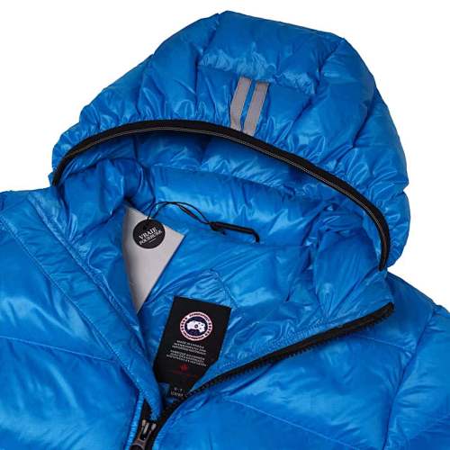 Canada Goose Bright Blue Hooded Puffer Jacket