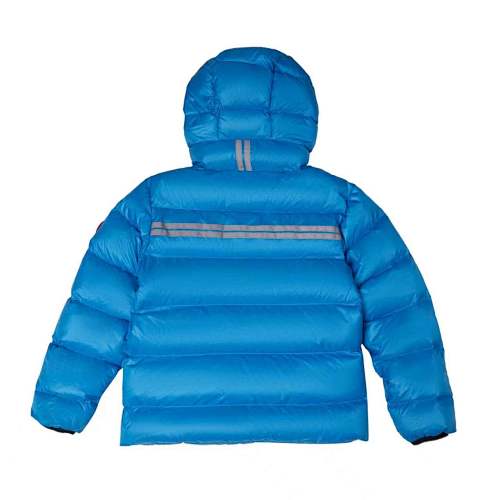 Canada Goose Bright Blue Hooded Puffer Jacket