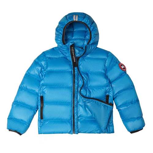 Canada Goose Bright Blue Hooded Puffer Jacket