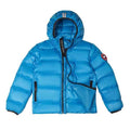 Canada Goose Bright Blue Hooded Puffer Jacket