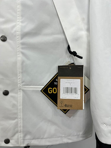 The North Face White and Black Colorblock Hooded Jacket
