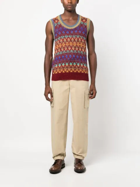DSQUARED2 jacquard-knit vest