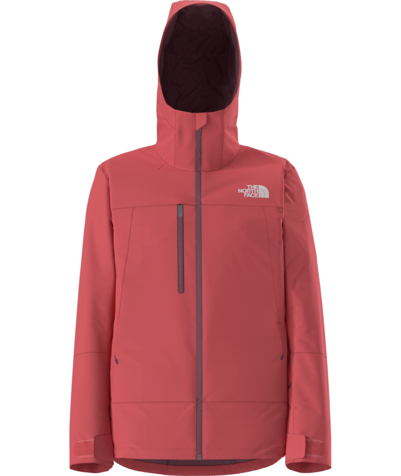 The North Face Red Full-Zip Hooded Jacket