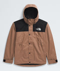 The North Face Tan and Black Colorblock Hooded Jacket