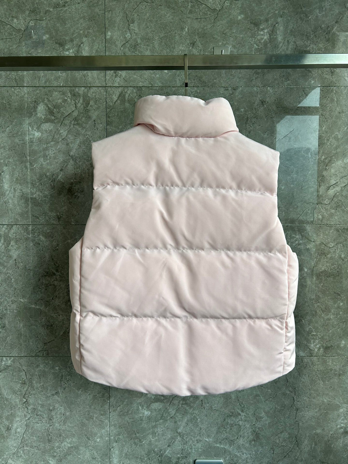 Canada Goose Puffer Vest in Blush Pink with Stand Collar