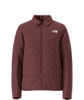 The North Face Burgundy Hooded Layered Jacket