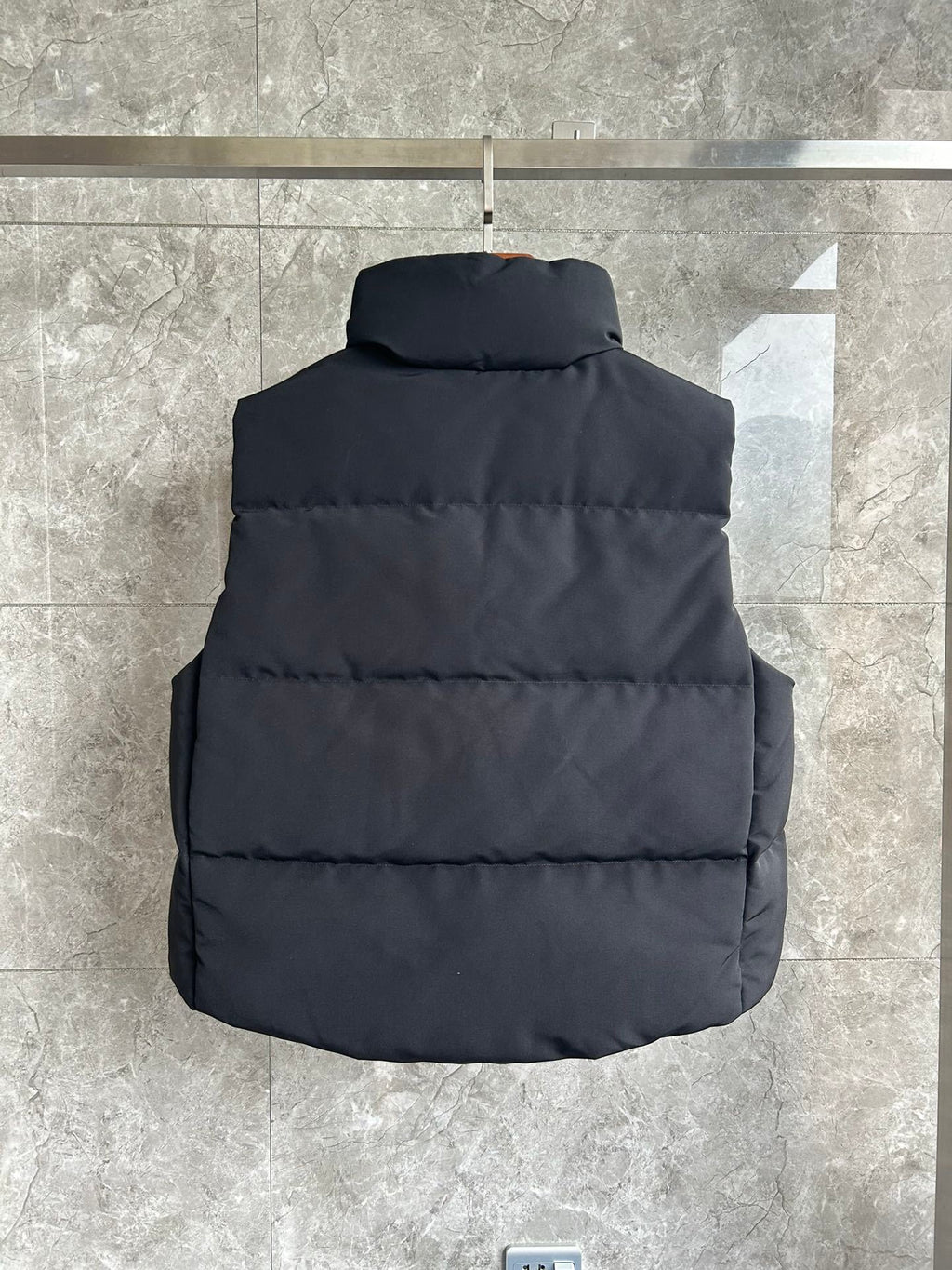 Canada Goose Puffer Vest in Black with Stand Collar