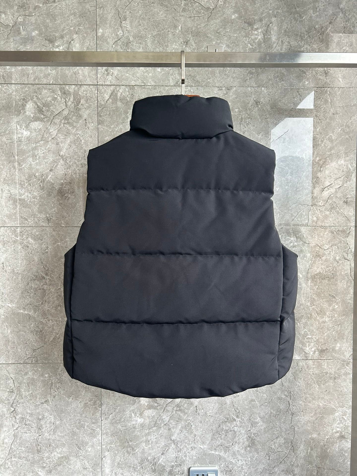 Canada Goose Puffer Vest in Black with Stand Collar