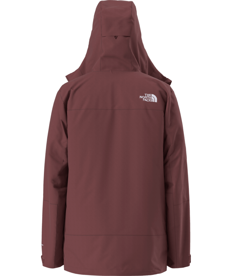 The North Face Burgundy Hooded Layered Jacket