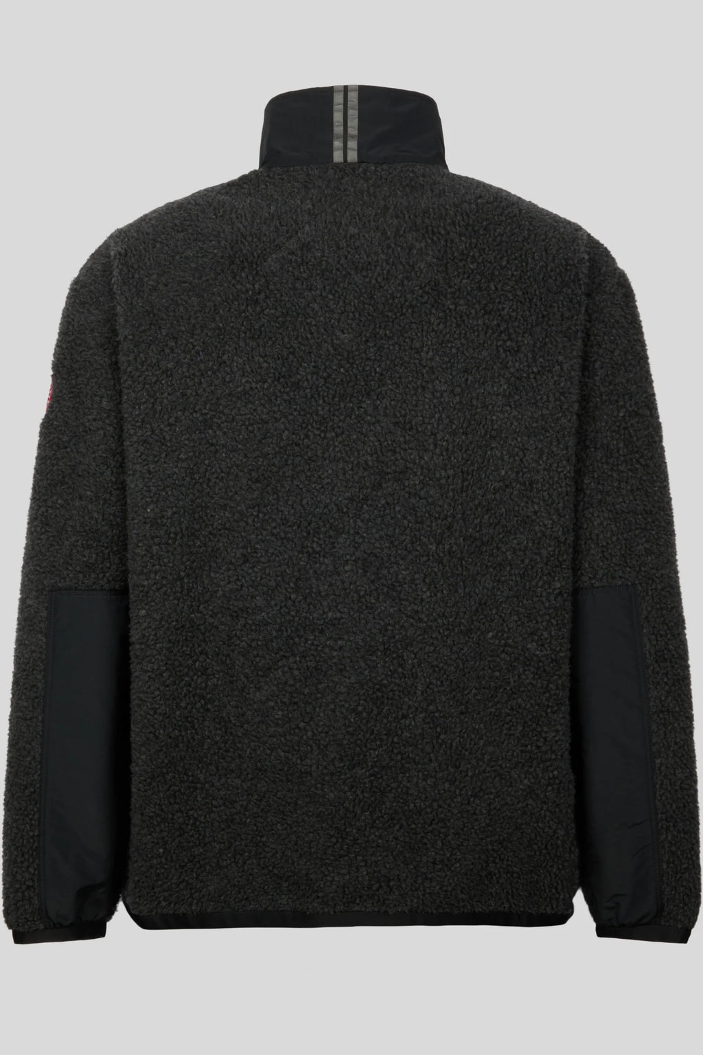 Canada Goose Black Textured Fleece Zip-Up Jacket